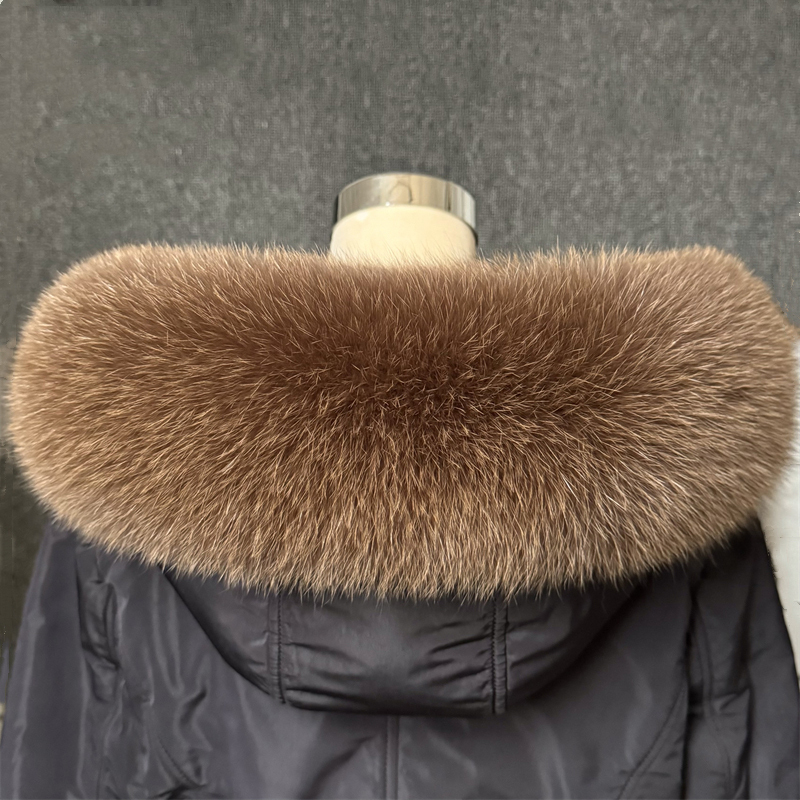 Winter Clothing Pk - Gerçek Tilki Kürk Yaka Kadın Evrensel