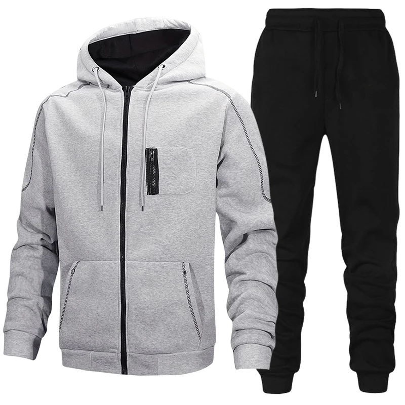 Winter Clothing Pk - Moda Erkek Eşofman Günlük Kapüşonlu Sweatshirt