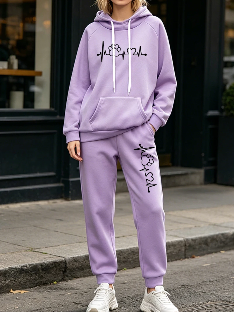 Winter Clothing For Women - Moda kadın 2 Adet Setleri Sonbahar