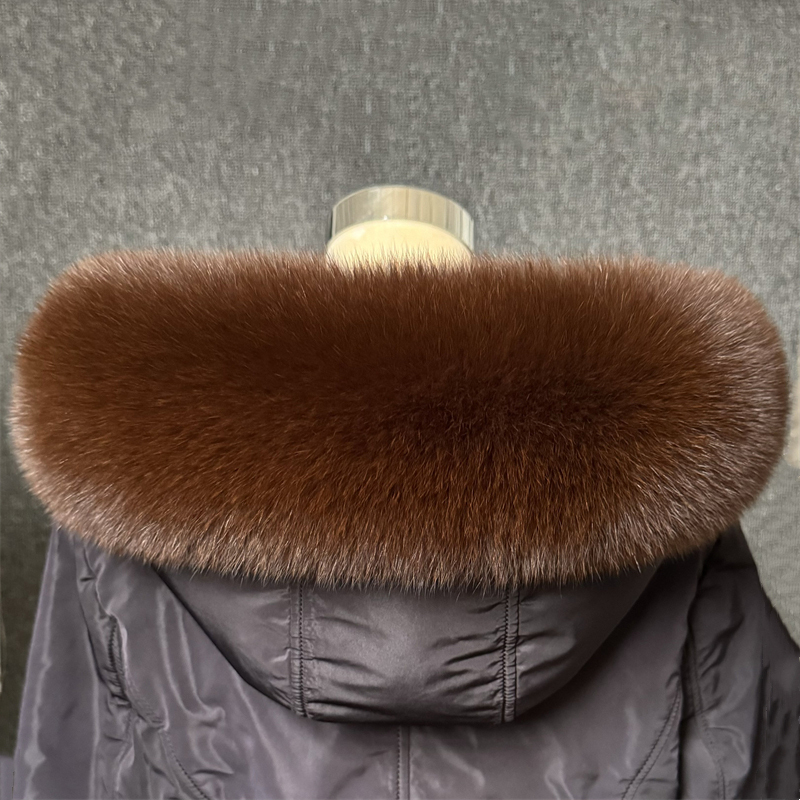 Gerçek Tilki Kürk Yaka Kadın E - Winter Clothing Pk incelemesi ve fiyatı