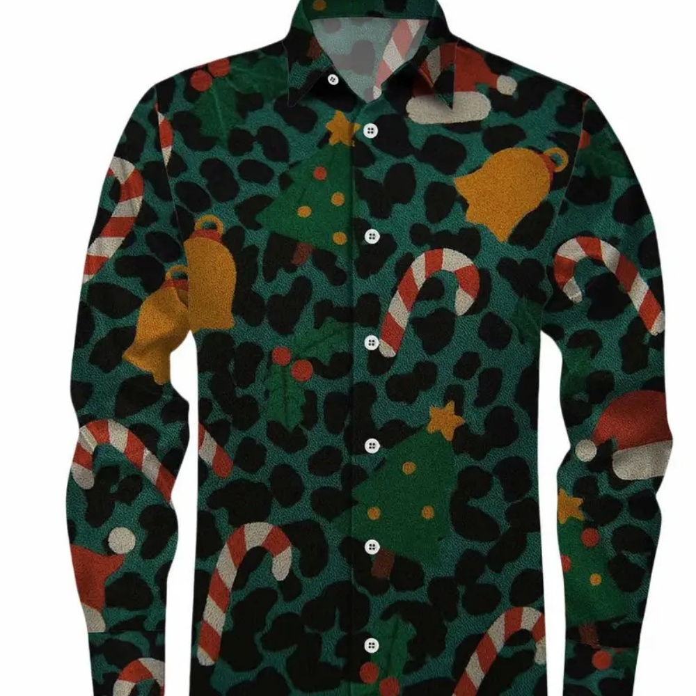 Erkek Uzun Kollu Noel Baskılı  - Winter Clothing Gift Ideas incelemesi ve fiyatı