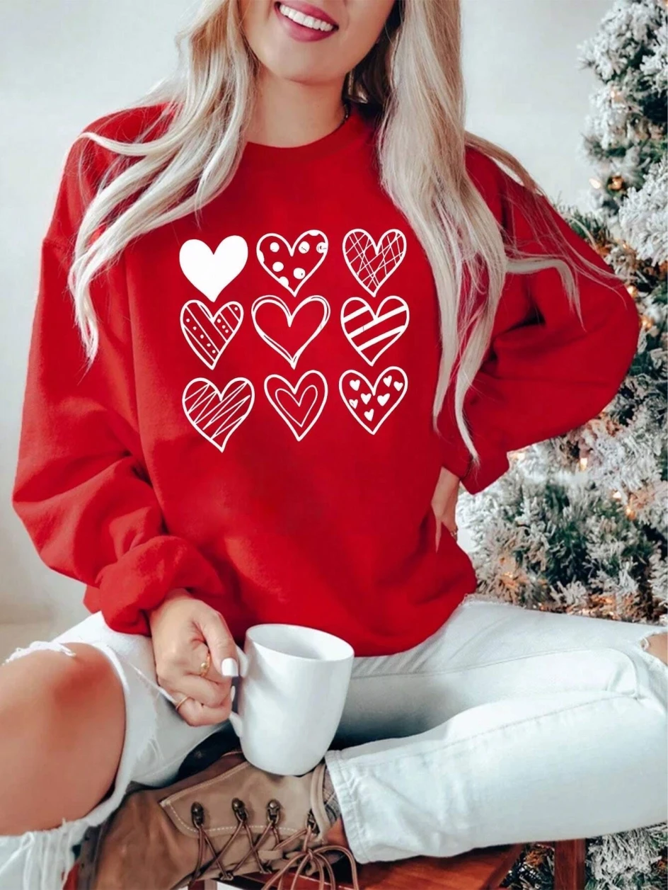 Basit Çizgiler Kalp Çizim Bask - Winter Clothing Drawing incelemesi ve fiyatı